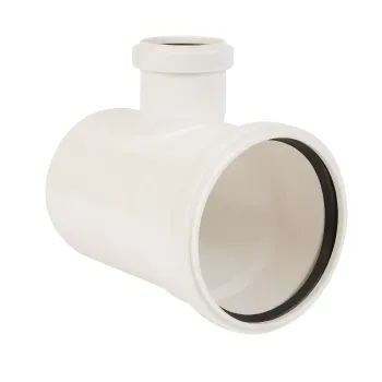 Изображение товара Тройник канализационный Дигор 110х50 мм 87,5 бесшумная Люкс белый Изображение товара Тройник канализационный Дигор 110х50 мм 87,5 бесшумная Люкс белый