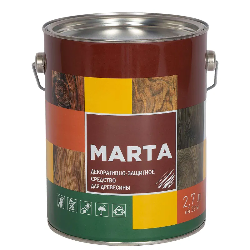 Деревозащитное средство Marta Груша 2,7 л_1