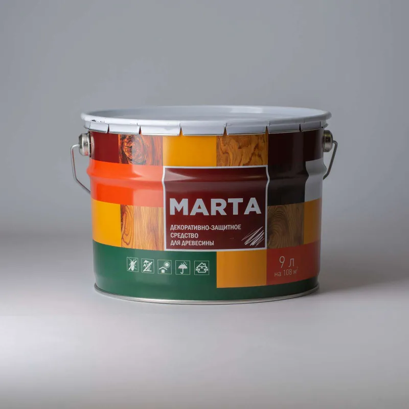 Деревозащитное средство Marta Палисандр 9 л_1