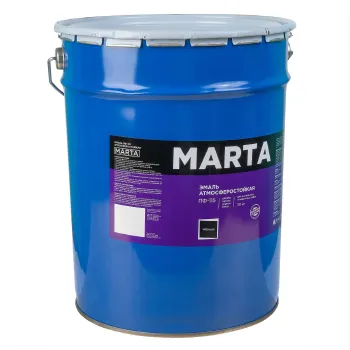 Изображение товара Эмаль ПФ-115 Марта черная глянцевая 20 кг для металла и дерева Изображение товара Эмаль ПФ-115 Марта черная глянцевая 20 кг для металла и дерева