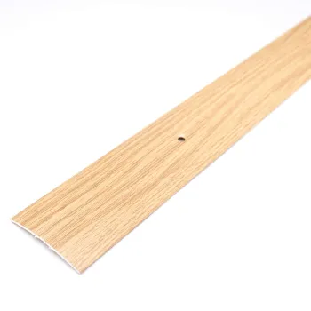 Изображение товара Порог с открытым креплением 38х900 мм дуб светлый Русский профиль алюминий Изображение товара Порог с открытым креплением 38х900 мм дуб светлый Русский профиль алюминий