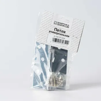 Изображение товара Петля универсальная ФЗ Е-100 хром для дверей и окон Изображение товара Петля универсальная ФЗ Е-100 хром для дверей и окон