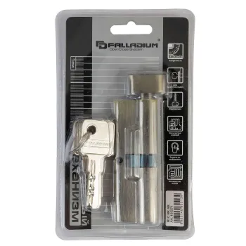 Изображение товара Цилиндровый механизм Palladium 90 45х45 мм ключ-вертушка бронза Изображение товара Цилиндровый механизм Palladium 90 45х45 мм ключ-вертушка бронза