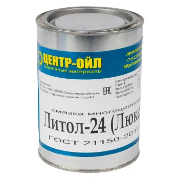 Изображение товара Литол 24 Люкс универсальная минеральная смазка 0,8 кг Oilright Изображение товара Литол 24 Люкс универсальная минеральная смазка 0,8 кг Oilright