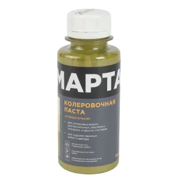 Изображение товара Колер универсальный оливковый Marta №29 100 мл для интерьерных и фасадных работ Изображение товара Колер универсальный оливковый Marta №29 100 мл для интерьерных и фасадных работ