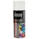 Эмаль аэрозольная акриловая Kudo белая (RAL 9003) глянцевая 0,52л_4