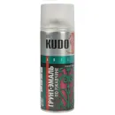 Грунт-эмаль по ржавчине аэрозольная Kudo красная (RAL 3020) матовая 0,52л_2