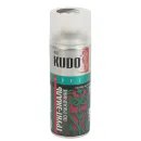 Грунт-эмаль по ржавчине аэрозольная Kudo шоколадно-коричневая (RAL 9005) матовая 0,52л_1