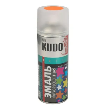 Изображение товара Эмаль аэрозольная акриловая Kudo оранжево-красная матовая 0,52л для сигнальных и декоративных покры Изображение товара Эмаль аэрозольная акриловая Kudo оранжево-красная матовая 0,52л для сигнальных и декоративных покры