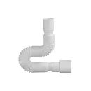 Гофра для сифона 1 1/2"х40/50 Орио 1250мм_1