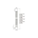 Гофра для сифона 1 1/2"х40/50 Орио 1250мм_2