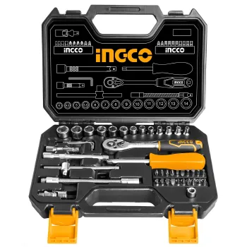 Изображение товара Набор инструментов Ingco Industrial HKTS14451 45 предметов в кейсе Изображение товара Набор инструментов Ingco Industrial HKTS14451 45 предметов в кейсе