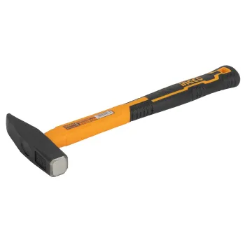 Изображение товара Молоток столярный Ingco 300 г с фиберглассовой рукояткой сигнальный Изображение товара Молоток столярный Ingco 300 г с фиберглассовой рукояткой сигнальный