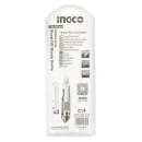 Нож монтажный INGCO HKNS16538, плоский стопор, лезвие SK5 18х100 мм, 169 мм, 3 лезвия в комплекте_5