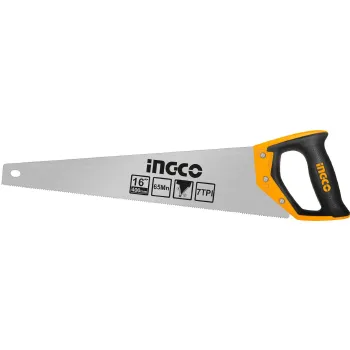 Изображение товара Ножовка по дереву Ingco HHAS08400 400 мм инструментая сталь эргономичная рукоятка Изображение товара Ножовка по дереву Ingco HHAS08400 400 мм инструментая сталь эргономичная рукоятка