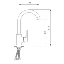 Смеситель для кухни РМС SL123W-017F_2