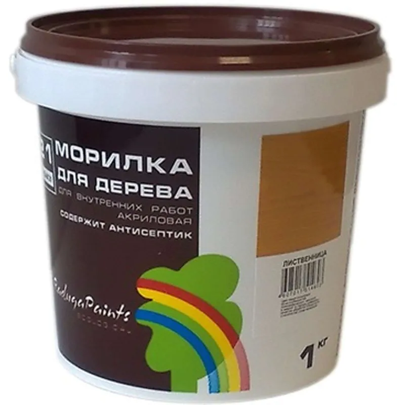 Морилка акриловая Радуга 21 Лиственница, 1кг_1