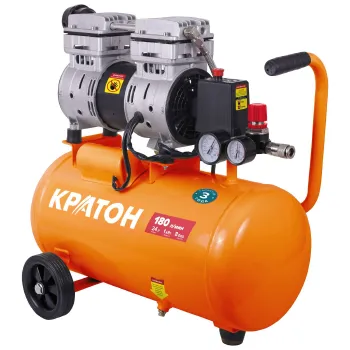 Изображение товара Компрессор Кратон AC-180-24-OFS безмасляный для пневмоинструмента 24л 1кВт Изображение товара Компрессор Кратон AC-180-24-OFS безмасляный для пневмоинструмента 24л 1кВт