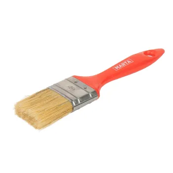 Изображение товара Кисть флейцевая 40 мм натуральная щетина Marta профессиональный инструмент для малярных работ Изображение товара Кисть флейцевая 40 мм натуральная щетина Marta профессиональный инструмент для малярных работ