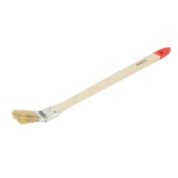 Изображение товара Кисть радиаторная 25 мм натуральная щетина Мастер Marta для радиаторов и труб Изображение товара Кисть радиаторная 25 мм натуральная щетина Мастер Marta для радиаторов и труб