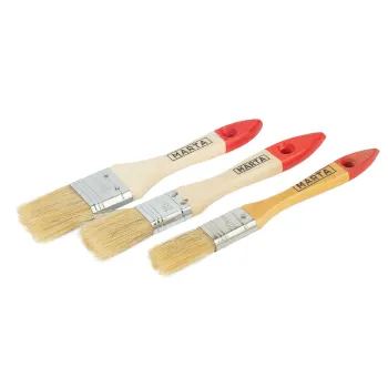 Изображение товара Набор из 3 плоских малярных кистей 20/25/35 мм натуральная щетина MARTA Изображение товара Набор из 3 плоских малярных кистей 20/25/35 мм натуральная щетина MARTA
