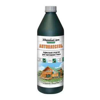Изображение товара Пропитка для дерева Здоровый дом Антиплесень бесцветная 1кг Изображение товара Пропитка для дерева Здоровый дом Антиплесень бесцветная 1кг