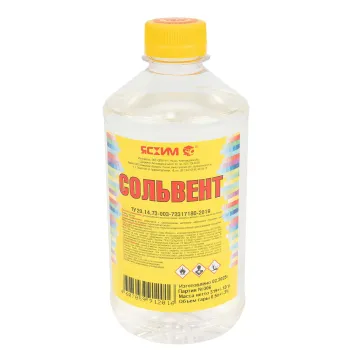Изображение товара Сольвент 0,5 л ТУ для разбавления красок и очистки Изображение товара Сольвент 0,5 л ТУ для разбавления красок и очистки