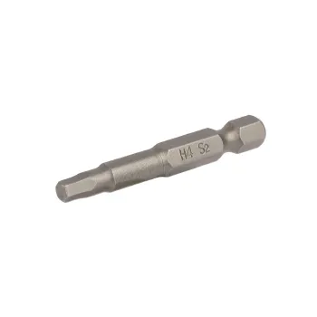 Изображение товара Бита Whirlpower HEX4х50 мм сменная для шуруповерта профессиональная Изображение товара Бита Whirlpower HEX4х50 мм сменная для шуруповерта профессиональная