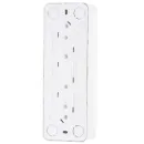 Розетка четырехместная накладная с заземлением со шторками Blanca белая IP20 Systeme Electric_3