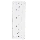 Розетка четырехместная накладная с заземлением со шторками Blanca белая IP20 Systeme Electric_4