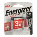 Батарейка алкалиновая Energizer Мах AAA - 4 шт на блистере_1