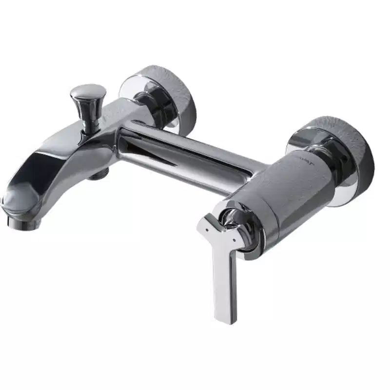 Смеситель Bravat Waterfall для ванны c коротким изливом F673107C-01_1