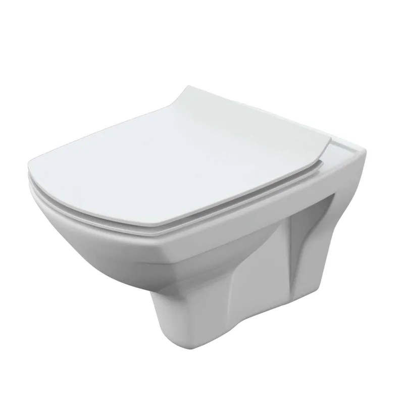 Унитаз подвесной Cersanit Carina New Clean On S-MZ-CARINA-XL-CON-S-DL-W_1