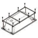 Монтажный комплект Roca к ванне Uno 170Х75 см_1