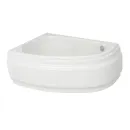 Ванна акриловая Cersanit Joanna 160x95см асимметричная белый_1