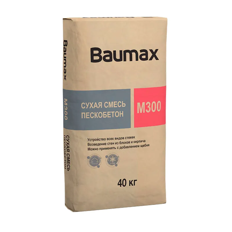 Пескобетон Baumax М-300, 40 кг_1