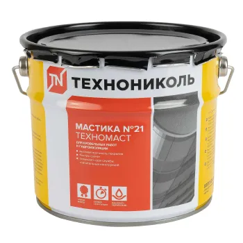 Изображение товара Мастика кровельная ТехноНиколь №21 Техномаст для ремонта кровли Изображение товара Мастика кровельная ТехноНиколь №21 Техномаст для ремонта кровли