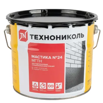 Изображение товара Мастика гидроизоляционная битумная Технониколь МГТН № 24 3 кг Изображение товара Мастика гидроизоляционная битумная Технониколь МГТН № 24 3 кг