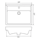 Раковина Сантек Тигода 60 (1WH302082)_2