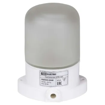 Изображение товара Настенно-потолочный светильник IP54 для влажных помещений 60 Вт TDM НПБ400 Изображение товара Настенно-потолочный светильник IP54 для влажных помещений 60 Вт TDM НПБ400