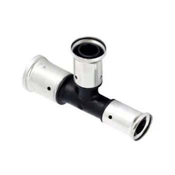 Изображение товара МП-Пресс Тройник редукционный 20х16х16 PVDF Henco Изображение товара МП-Пресс Тройник редукционный 20х16х16 PVDF Henco