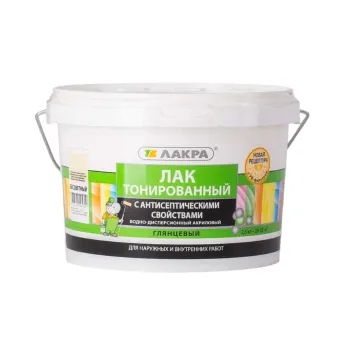 Изображение товара Бесцветный акриловый лак ЛАКРА 2,5 кг для внутренних и наружных работ Изображение товара Бесцветный акриловый лак ЛАКРА 2,5 кг для внутренних и наружных работ