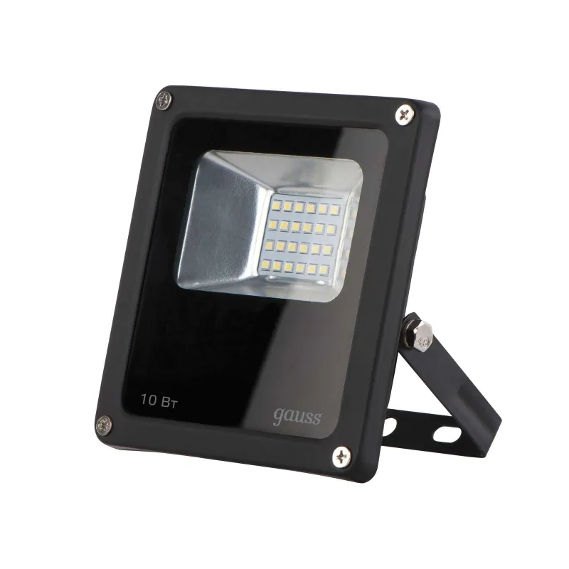 Прожектор светодиодный Gauss LED 10W IP65 6500К черный_1