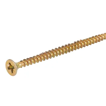 Изображение товара Саморез универсальный 4х60мм желтый цинк Изображение товара Саморез универсальный 4х60мм желтый цинк