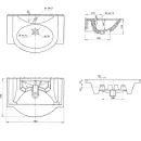 Раковина Dreja 75 (28193)_2