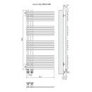 Полотенцесушитель водяной Terminus Астра П22 500х1096 1/2" лесенка_3