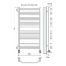 Полотенцесушитель водяной Terminus Виктория П20 500х1006 1/2" лесенка_3