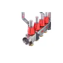 Коллекторная группа Valtec 1" евроконус 3/4" на 5 выходов с расходомерами_5