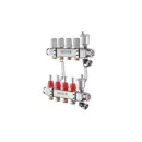 Коллекторная группа Valtec 1" евроконус 3/4" на 5 выходов с расходомерами_2