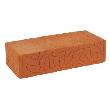 Изображение товара Кирпич рядовой одинарный полнотелый М150 рельефный Чайковский Изображение товара Кирпич рядовой одинарный полнотелый М150 рельефный Чайковский